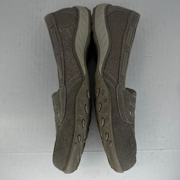 Skechers Womens 22516 Gray Newbury St Adored Slip On leather Size 10 Loafers - Picture 7 of 9